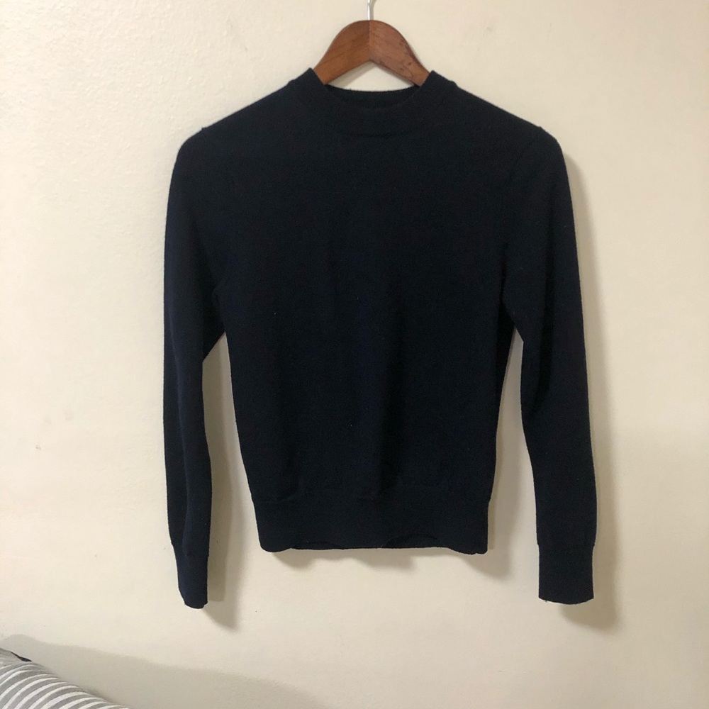 Navy sweater